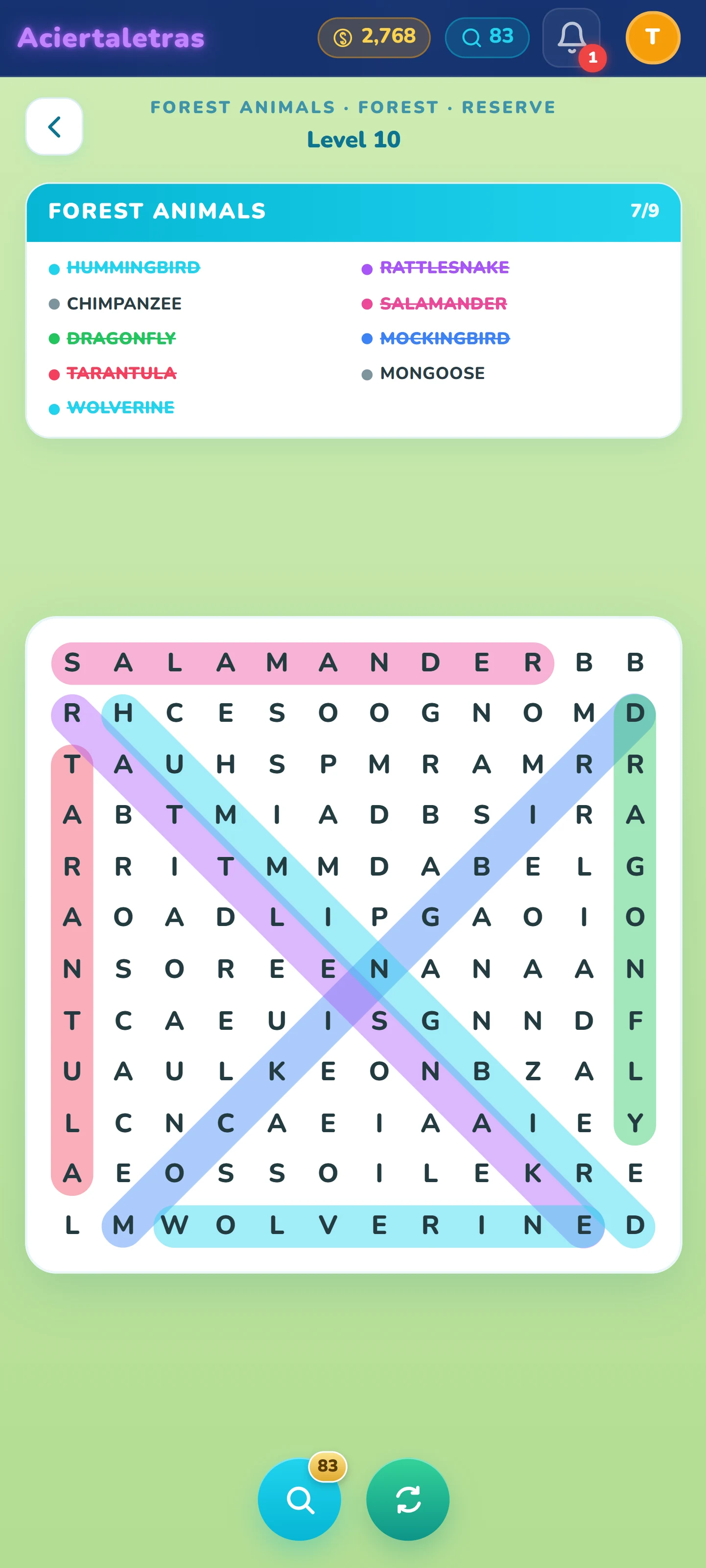Alphabet Wheel: Word Quiz screenshot